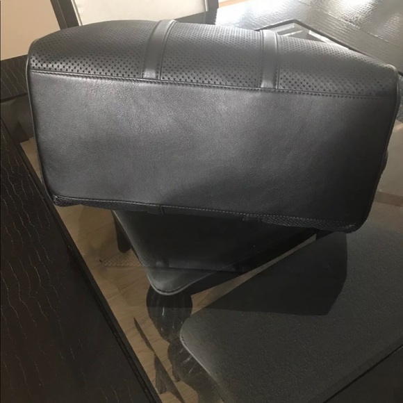 Michael Kors Libby Perforated Leather Gym Bag - Picture 7 of 10